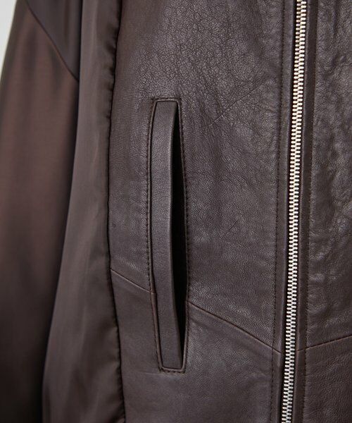 BEARDSLEY / ビアズリー ブルゾン | 《UMARMUNG》ラムレザーブルゾン | 詳細19