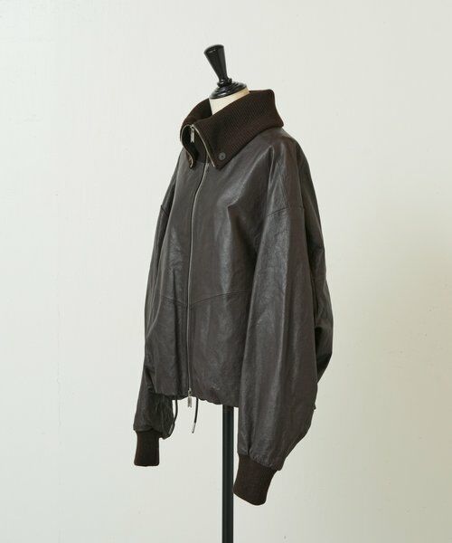 BEARDSLEY / ビアズリー ブルゾン | 《UMARMUNG》ラムレザーブルゾン | 詳細3