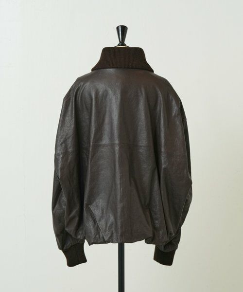 BEARDSLEY / ビアズリー ブルゾン | 《UMARMUNG》ラムレザーブルゾン | 詳細5