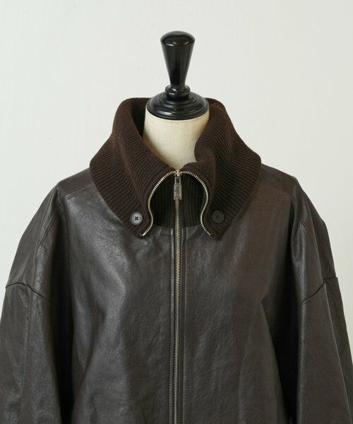 BEARDSLEY / ビアズリー ブルゾン | 《UMARMUNG》ラムレザーブルゾン | 詳細6