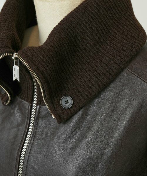 BEARDSLEY / ビアズリー ブルゾン | 《UMARMUNG》ラムレザーブルゾン | 詳細8