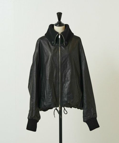 BEARDSLEY / ビアズリー ブルゾン | 《UMARMUNG》ラムレザーブルゾン | 詳細20