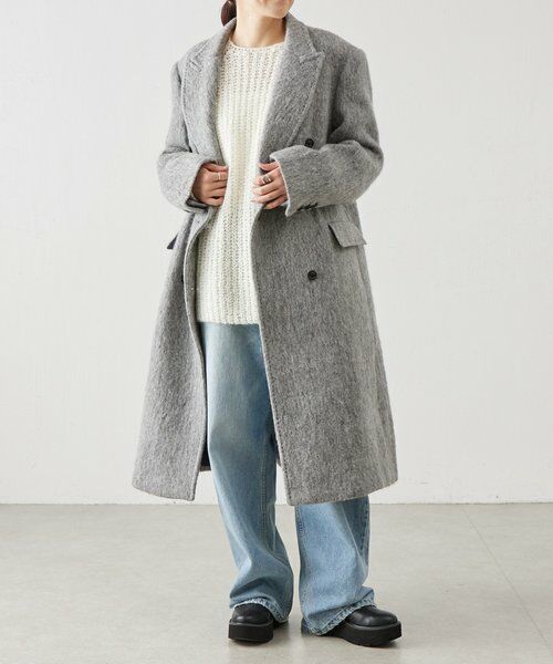 BEARDSLEY / ビアズリー その他アウター | 《LEVAR》ウールアルパカコート | 詳細22