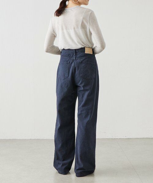 BEARDSLEY / ビアズリー カットソー | 《LEVAR》ウール混シアーカットソー（ライトグレー） | 詳細10