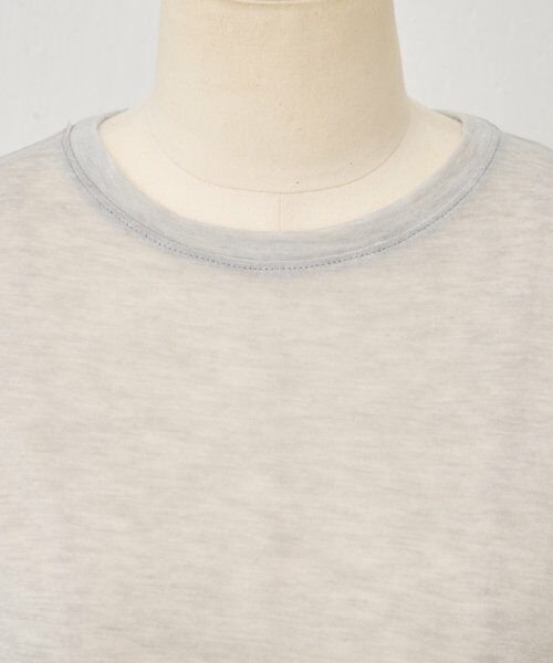 BEARDSLEY / ビアズリー カットソー | 《LEVAR》ウール混シアーカットソー（ライトグレー） | 詳細26