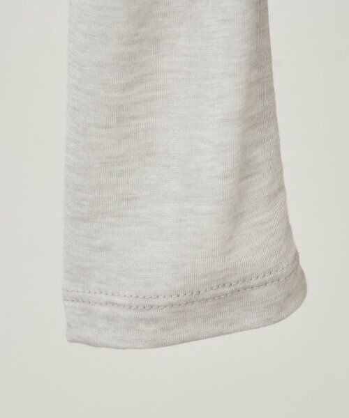 BEARDSLEY / ビアズリー カットソー | 《LEVAR》ウール混シアーカットソー（ライトグレー） | 詳細27