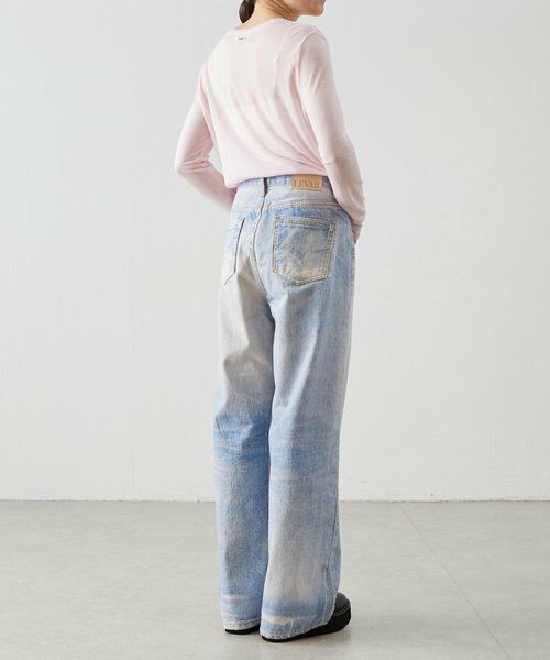 BEARDSLEY / ビアズリー カットソー | 《LEVAR》ウール混シアーカットソー（ピンク） | 詳細9