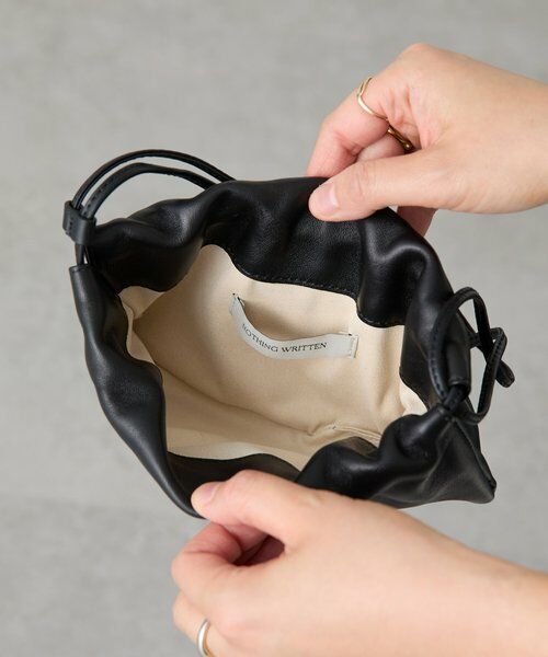 BEARDSLEY / ビアズリー トートバッグ | 《NOTHING WRITTEN》レザーミニ巾着バッグ | 詳細6