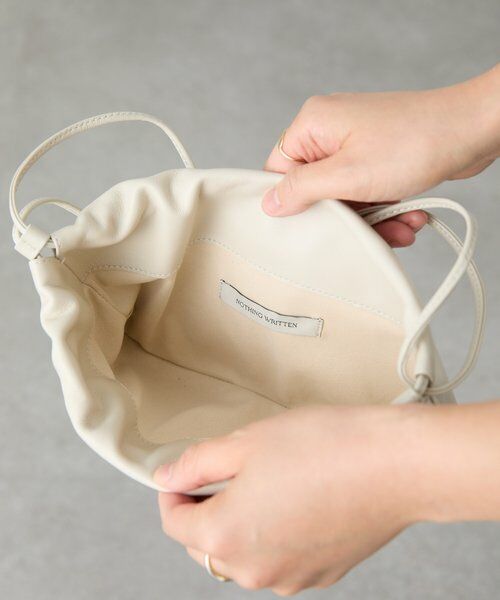 BEARDSLEY / ビアズリー トートバッグ | 《NOTHING WRITTEN》レザー巾着バッグ | 詳細6