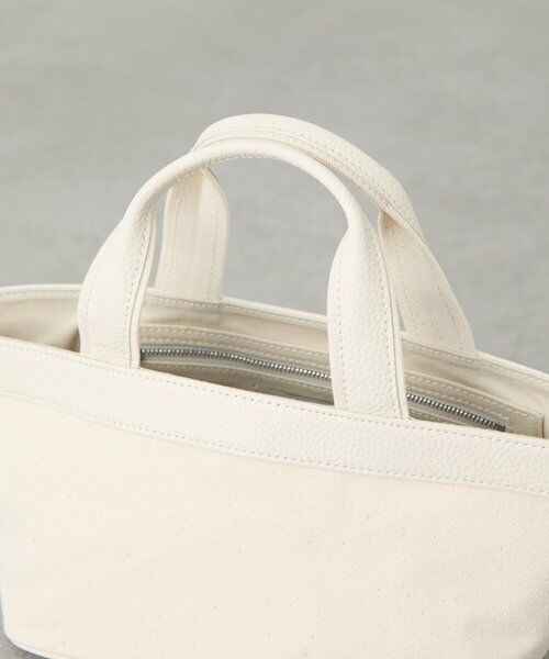 BEARDSLEY / ビアズリー トートバッグ | 《NOTHING WRITTEN》レザーコンビキャンバスミニトートバッグ | 詳細3