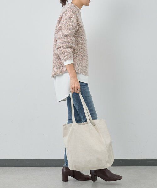 BEARDSLEY / ビアズリー トートバッグ | 《NOTHING WRITTEN》スエードトートバッグ | 詳細4