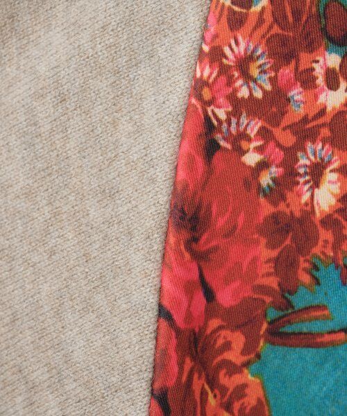 BEARDSLEY / ビアズリー ニット・セーター | スカーフパッチワークプリントニット | 詳細10