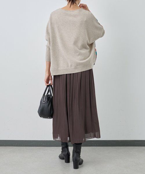 BEARDSLEY / ビアズリー ニット・セーター | スカーフパッチワークプリントニット | 詳細9