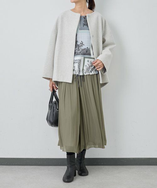 BEARDSLEY / ビアズリー ニット・セーター | スカーフパッチワークプリントニット | 詳細21