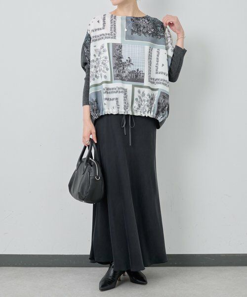 BEARDSLEY / ビアズリー ニット・セーター | スカーフパッチワークプリントニット | 詳細22