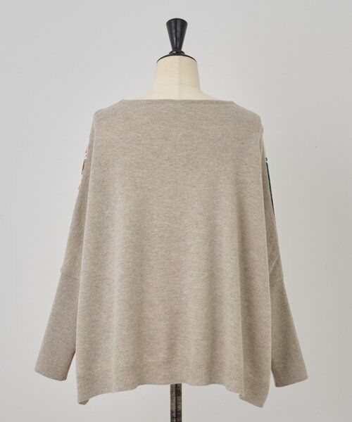 BEARDSLEY / ビアズリー ニット・セーター | スカーフパッチワークプリントニット | 詳細27