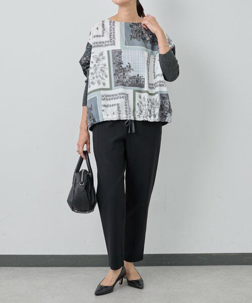 BEARDSLEY / ビアズリー ニット・セーター | スカーフパッチワークプリントニット | 詳細16