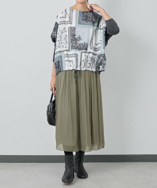 BEARDSLEY / ビアズリー ニット・セーター | スカーフパッチワークプリントニット | 詳細19