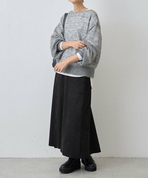 BEARDSLEY / ビアズリー ニット・セーター | シアーモヘア袖パフプルオーバー | 詳細11