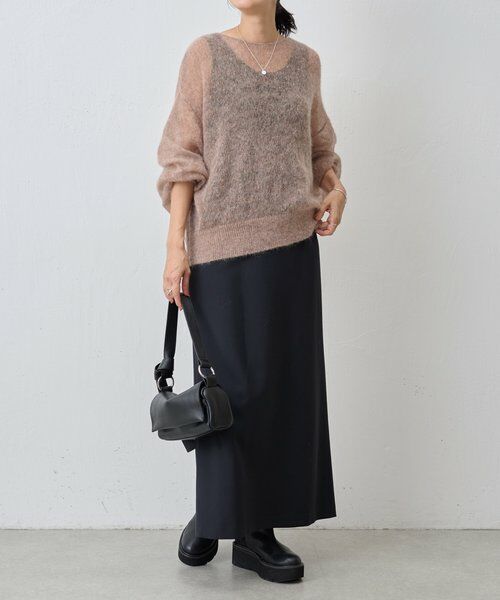 BEARDSLEY / ビアズリー ニット・セーター | シアーモヘア袖パフプルオーバー | 詳細22