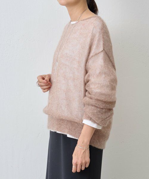 BEARDSLEY / ビアズリー ニット・セーター | シアーモヘア袖パフプルオーバー | 詳細25