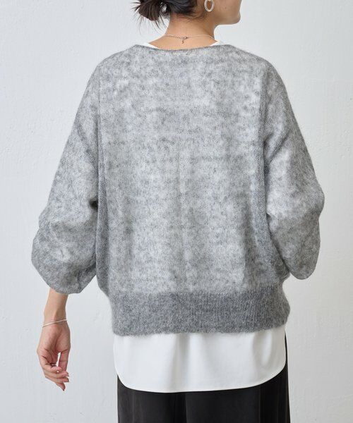 BEARDSLEY / ビアズリー ニット・セーター | シアーモヘア袖パフプルオーバー | 詳細9