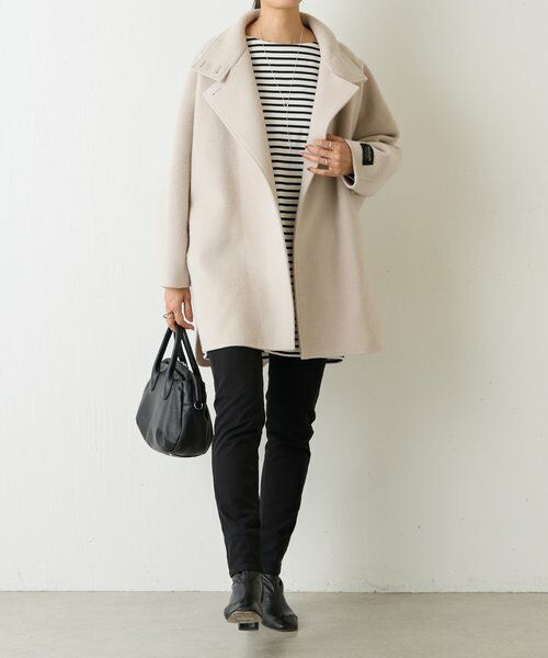 BEARDSLEY / ビアズリー カットソー | 刺繍入りボーダーロングプルオーバー | 詳細19