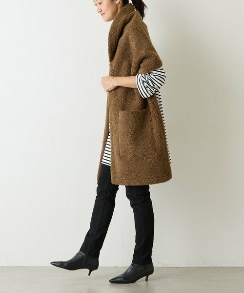 BEARDSLEY / ビアズリー カットソー | 刺繍入りボーダーロングプルオーバー | 詳細21