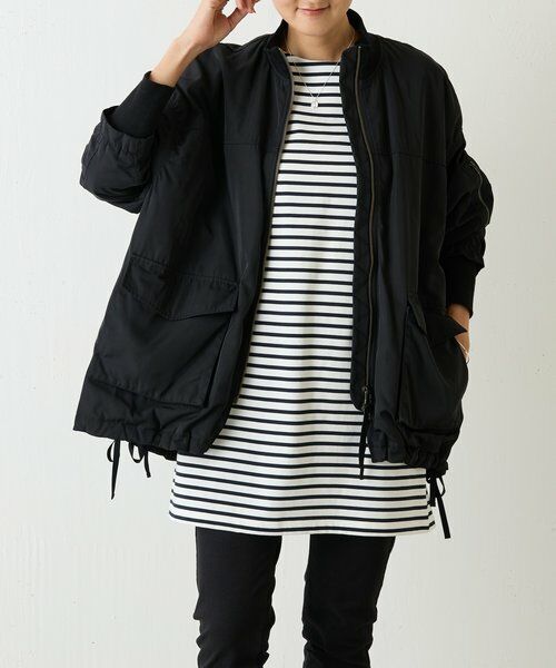 BEARDSLEY / ビアズリー カットソー | 刺繍入りボーダーロングプルオーバー | 詳細24