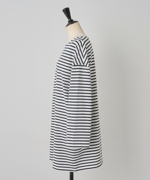 BEARDSLEY / ビアズリー カットソー | 刺繍入りボーダーロングプルオーバー | 詳細28