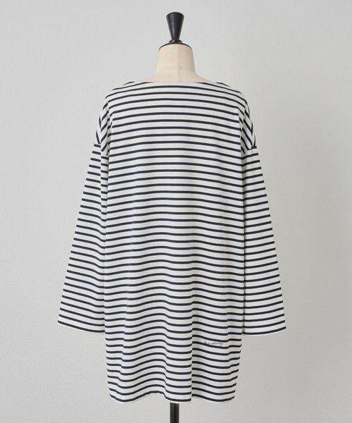 BEARDSLEY / ビアズリー カットソー | 刺繍入りボーダーロングプルオーバー | 詳細29