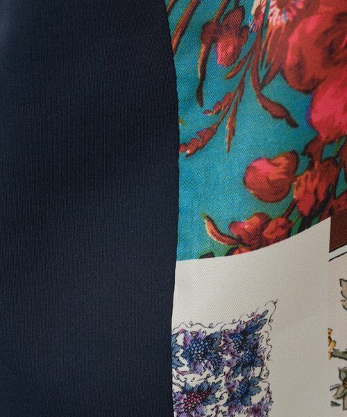 BEARDSLEY / ビアズリー ロング・マキシ丈ワンピース | スカーフパッチワークプリントワンピース | 詳細11