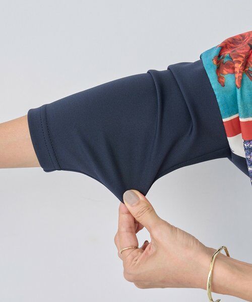 BEARDSLEY / ビアズリー ロング・マキシ丈ワンピース | スカーフパッチワークプリントワンピース | 詳細9