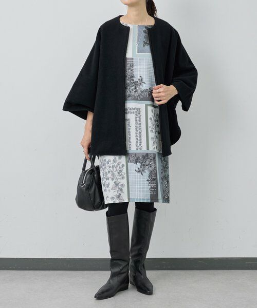 BEARDSLEY / ビアズリー ロング・マキシ丈ワンピース | スカーフパッチワークプリントワンピース | 詳細24