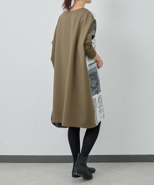 BEARDSLEY / ビアズリー ロング・マキシ丈ワンピース | スカーフパッチワークプリントワンピース | 詳細15