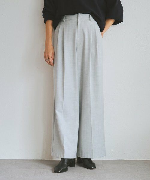 BEARDSLEY / ビアズリー その他パンツ | 裏起毛タックバギーパンツ | 詳細1