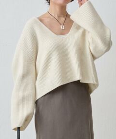 BEARDSLEY / ビアズリー ニット・セーター | Vネック畦プルオーバー