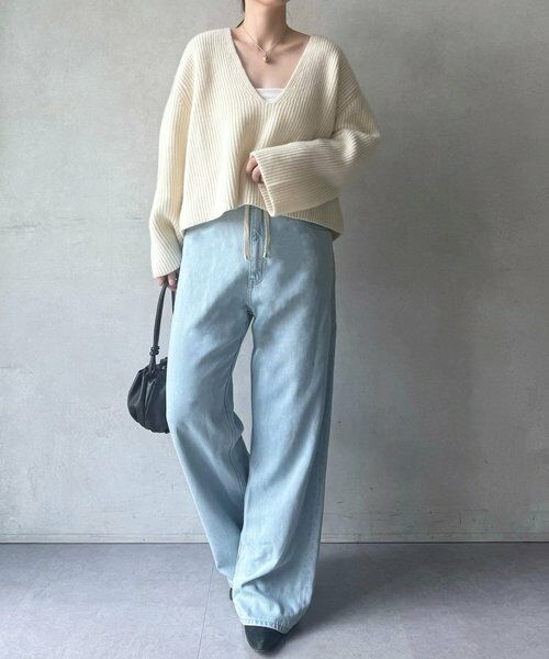 BEARDSLEY / ビアズリー ニット・セーター | Vネック畦プルオーバー | 詳細10