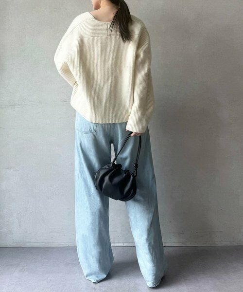 BEARDSLEY / ビアズリー ニット・セーター | Vネック畦プルオーバー | 詳細11