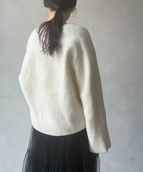 BEARDSLEY / ビアズリー ニット・セーター | Vネック畦プルオーバー | 詳細19