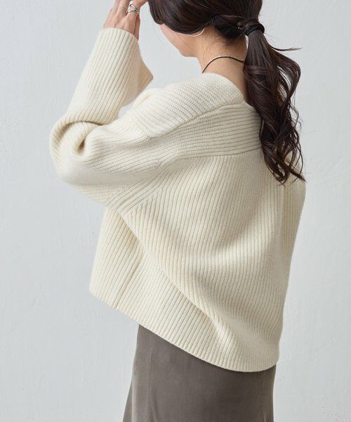 BEARDSLEY / ビアズリー ニット・セーター | Vネック畦プルオーバー | 詳細2