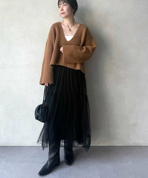 BEARDSLEY / ビアズリー ニット・セーター | Vネック畦プルオーバー | 詳細29