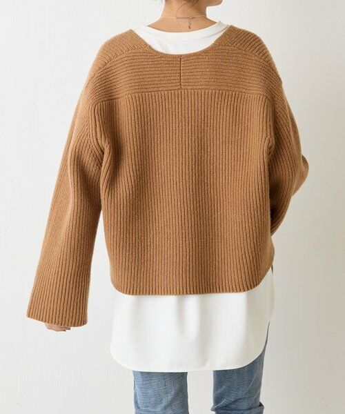 BEARDSLEY / ビアズリー ニット・セーター | Vネック畦プルオーバー | 詳細22