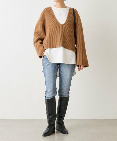 BEARDSLEY / ビアズリー ニット・セーター | Vネック畦プルオーバー | 詳細23