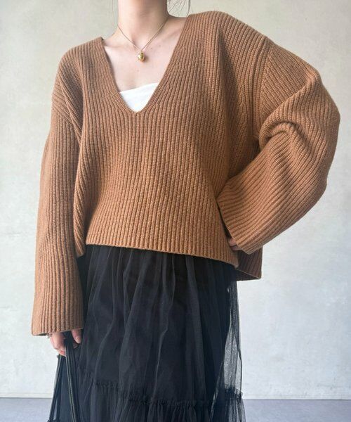 BEARDSLEY / ビアズリー ニット・セーター | Vネック畦プルオーバー | 詳細27