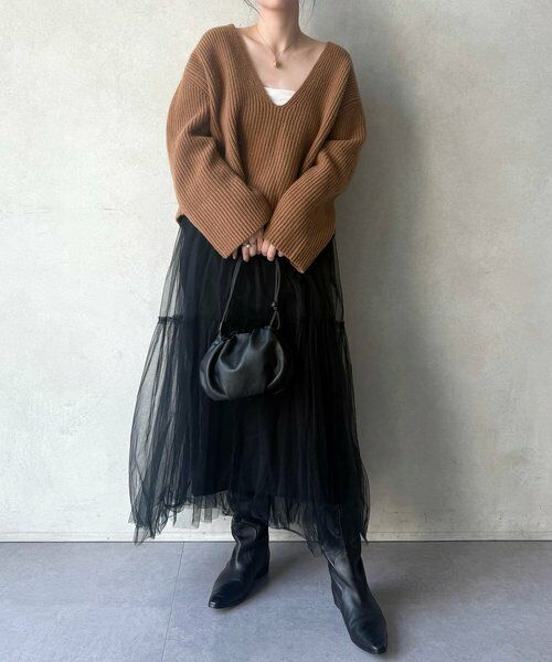 BEARDSLEY / ビアズリー ニット・セーター | Vネック畦プルオーバー | 詳細28