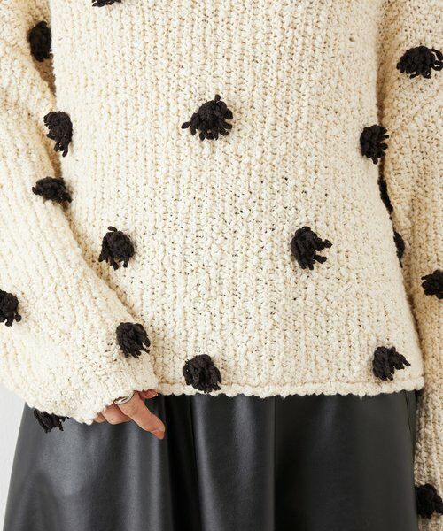 BEARDSLEY / ビアズリー ニット・セーター | ぽんぽんドットニット | 詳細16