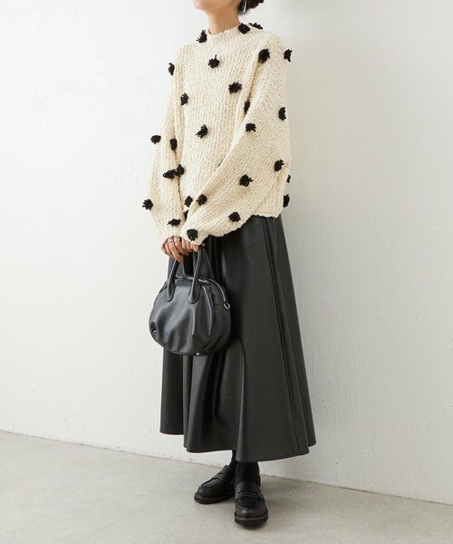 BEARDSLEY / ビアズリー ニット・セーター | ぽんぽんドットニット | 詳細17