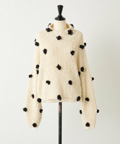 BEARDSLEY / ビアズリー ニット・セーター | ぽんぽんドットニット | 詳細24