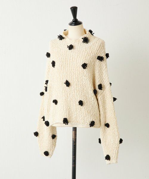 BEARDSLEY / ビアズリー ニット・セーター | ぽんぽんドットニット | 詳細25